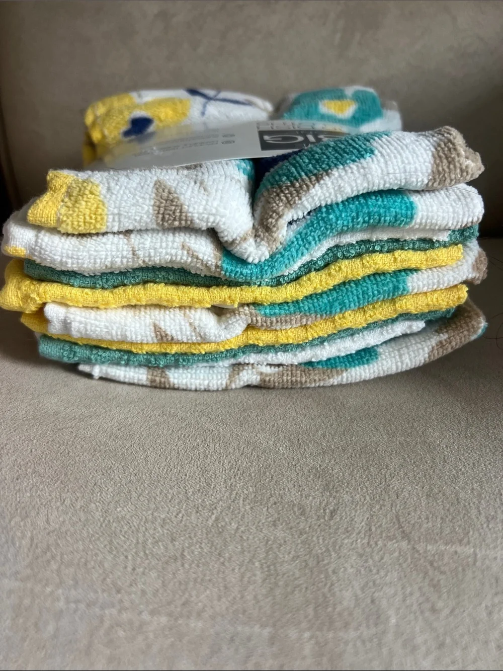 NEW The Big One Floral Dish Cloths - Set of 10